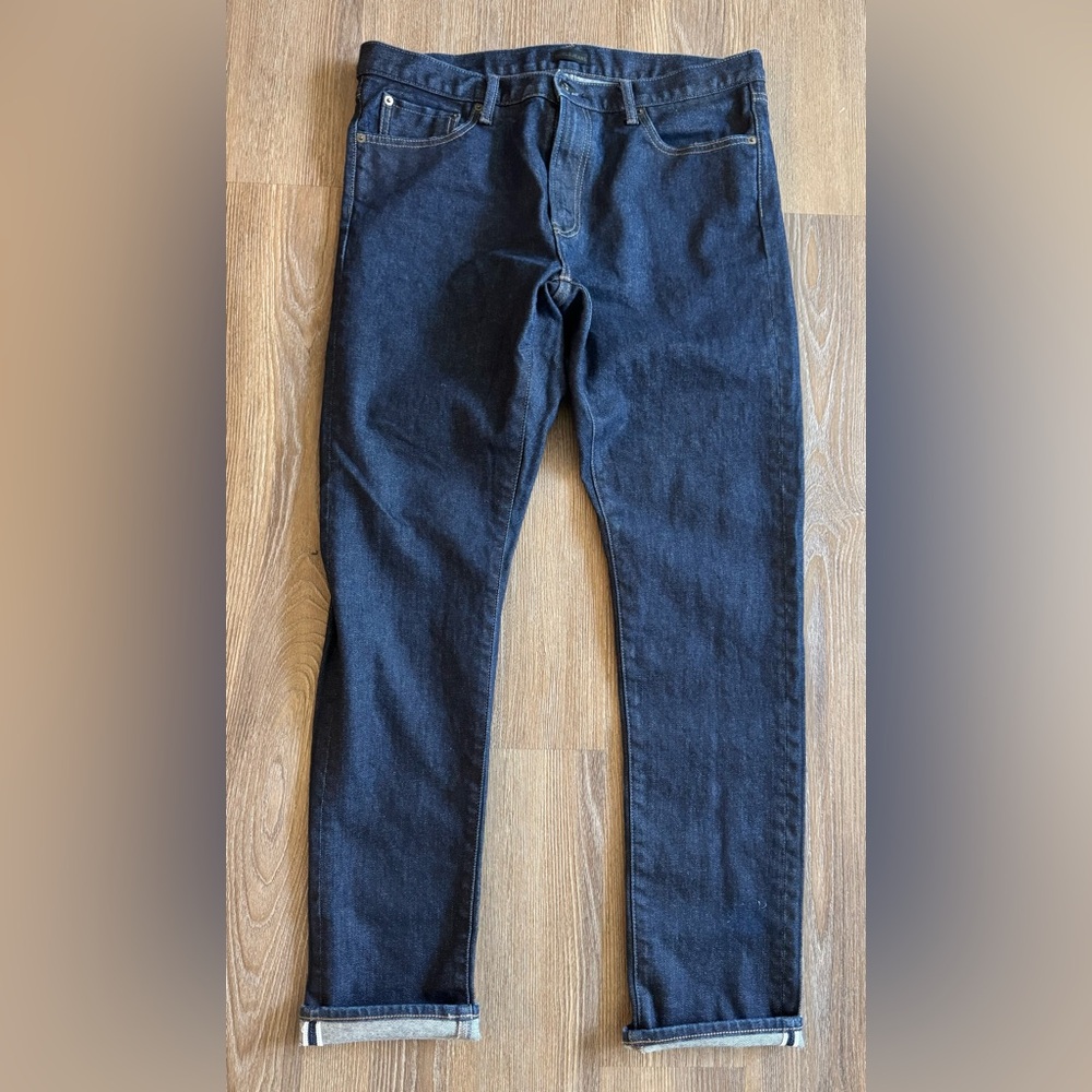 Uniqlo Kaihara Selvedge Jeans - Slim Straight, 36x34